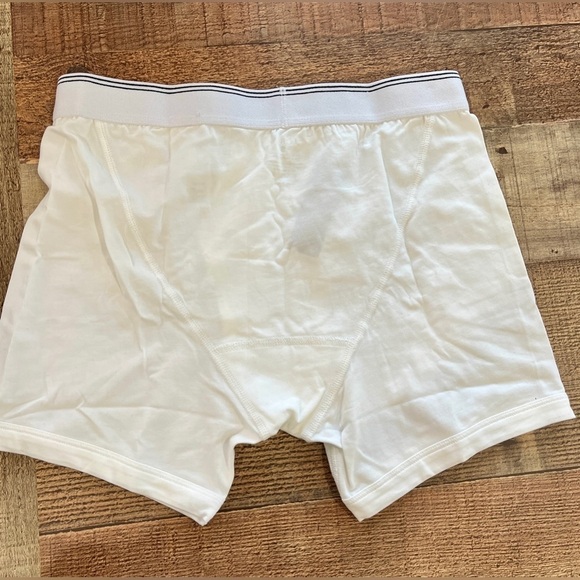 J. Crew Stretch boxer briefs H8622 white cotton underwear - Picture 3 of 5